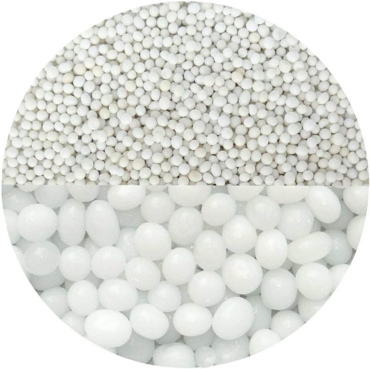 trendfinding 100 g watervasthoudende decokorrels wit, korrelgrootte 3,5-4 mm, decoratie voor bloemen en planten, 10 liter, zeer zuinig, veelzijdig gebruik