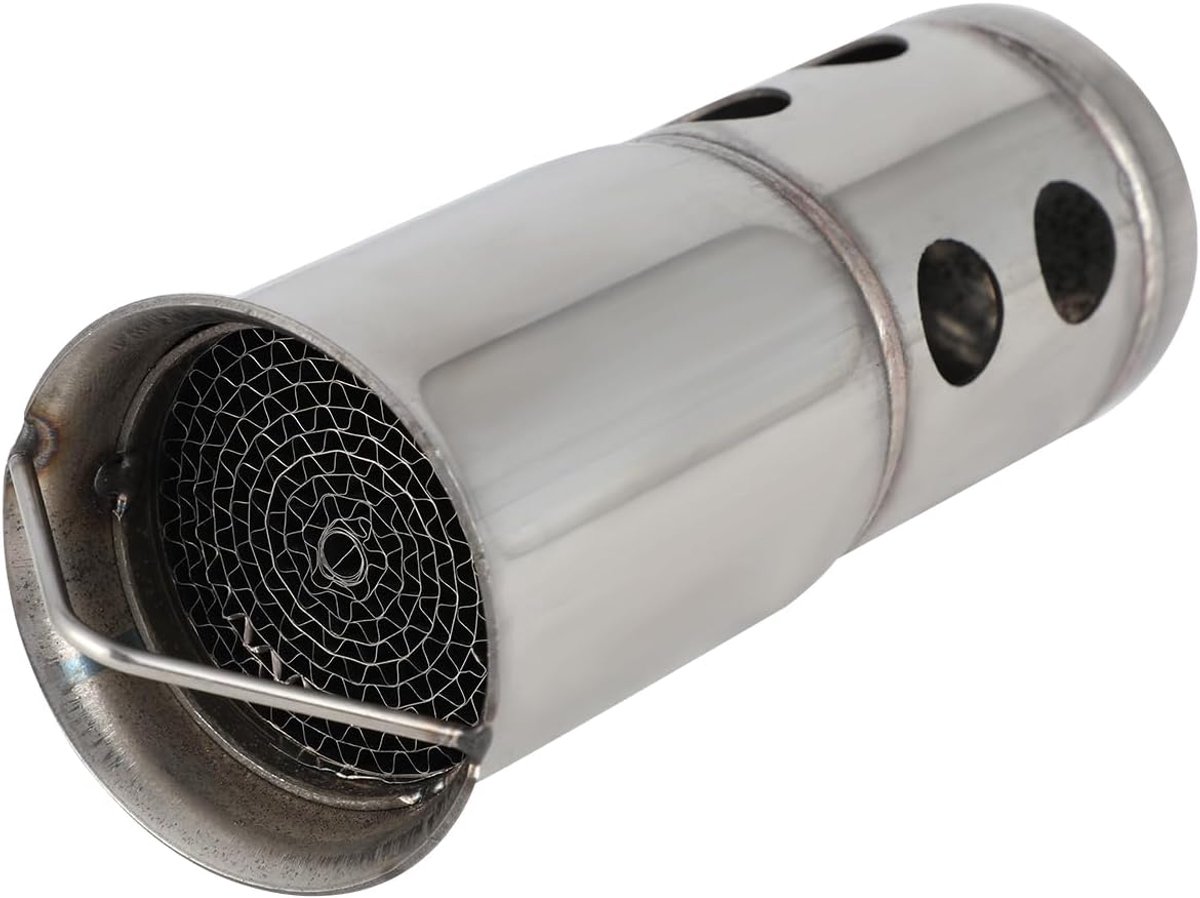 RACING Uitlaatpijp Baffte 1,96" OD x 5,55" Lengte RVS Universele Motorfiets Uitlaatdemper Insert DB Killer Bullet Silencer