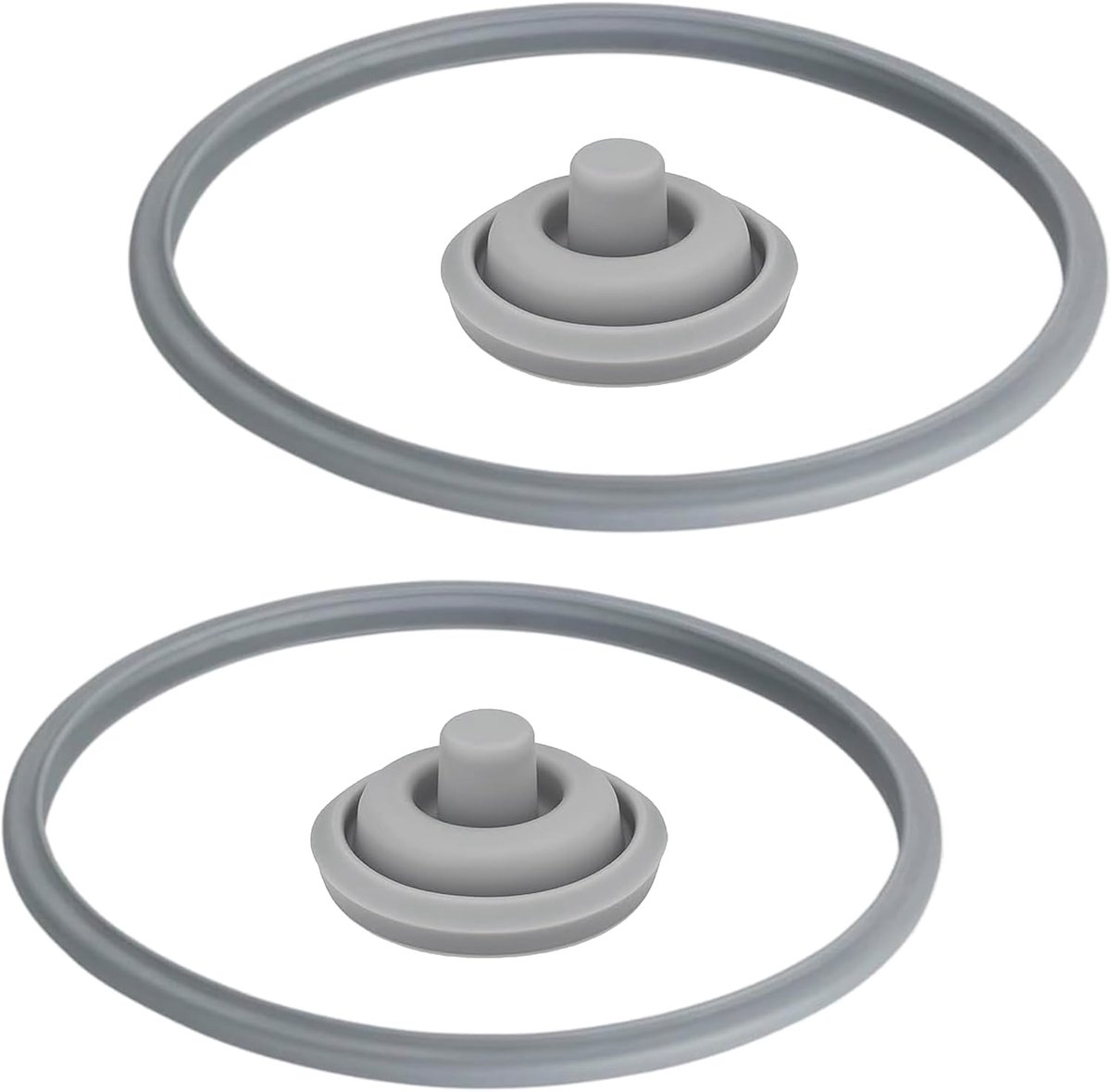 2 afdichtingsrubbers voor Perfect en WMF Perfect Plus + 2 reserveafdichtingen voor ventiel, deksel, express-pan en handgreep, compatibel met WMF, Ø 3 cm, potten van 2,5 l tot 8,5 l (22 cm, 4 stuks)