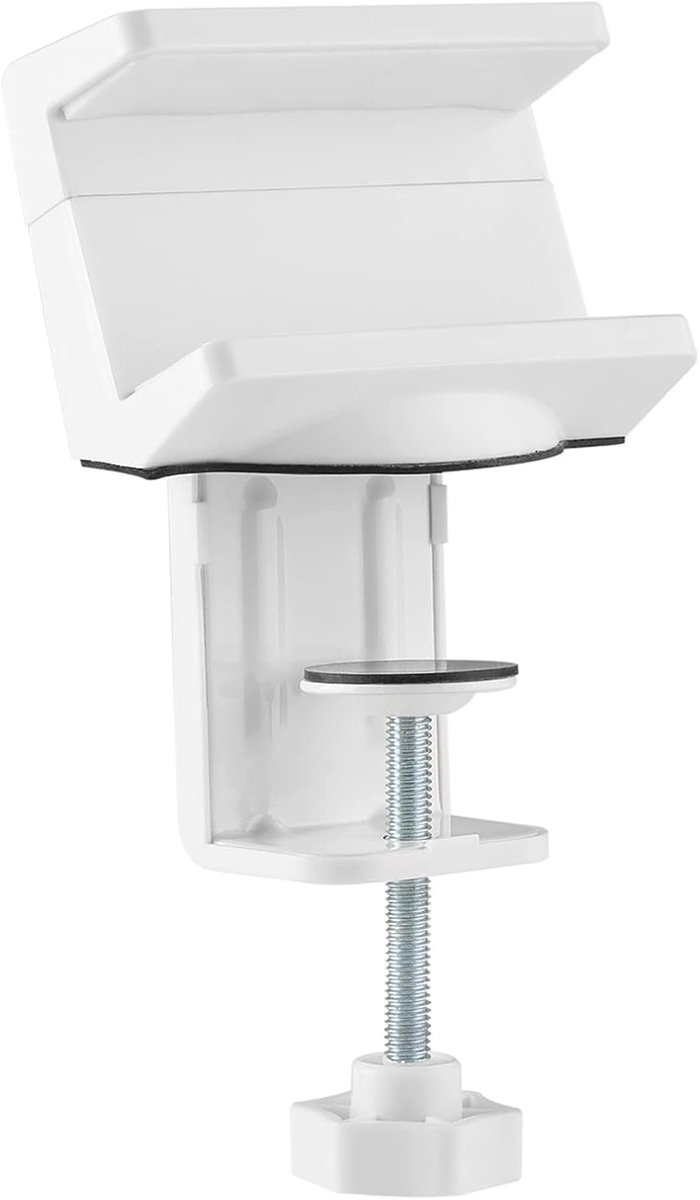 tafelklem voor contactdoosstrook, wit