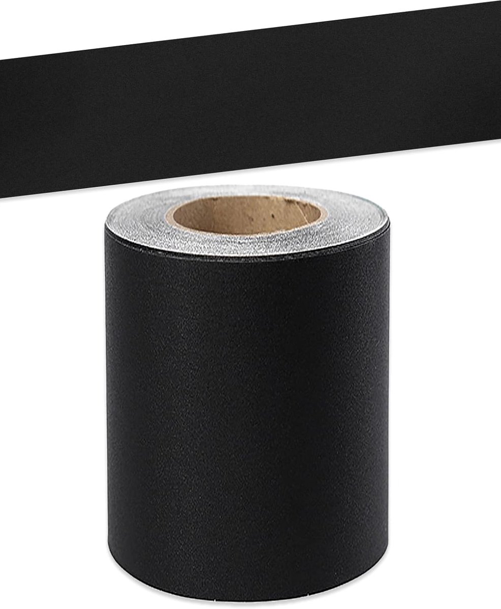 behangrand voor woonkamer, keuken, badkamer, afneembaar, waterdicht, pvc, decoratieve rand, mat zwart, 10 x 500 cm