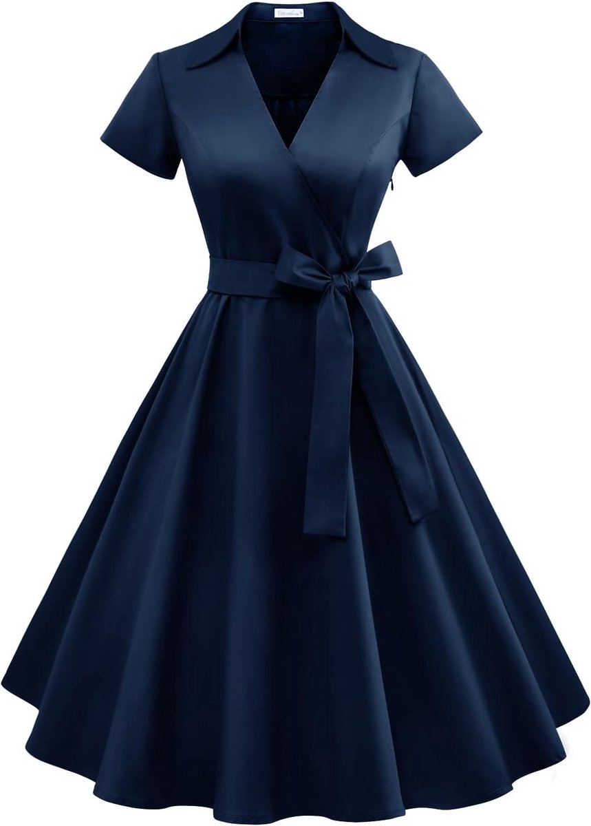 Jurk uit de jaren '50 Audrey Hepburn Rockabilly Swing