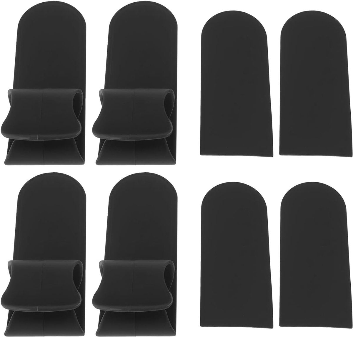4 stks Auto Paraplu Haak Houder Plastic Haken 14x5.2x5.2cm Auto Muur Hangers Houder Bevestigingsklem Multifunctionele Hanger Geschikt voor de meeste Auto's
