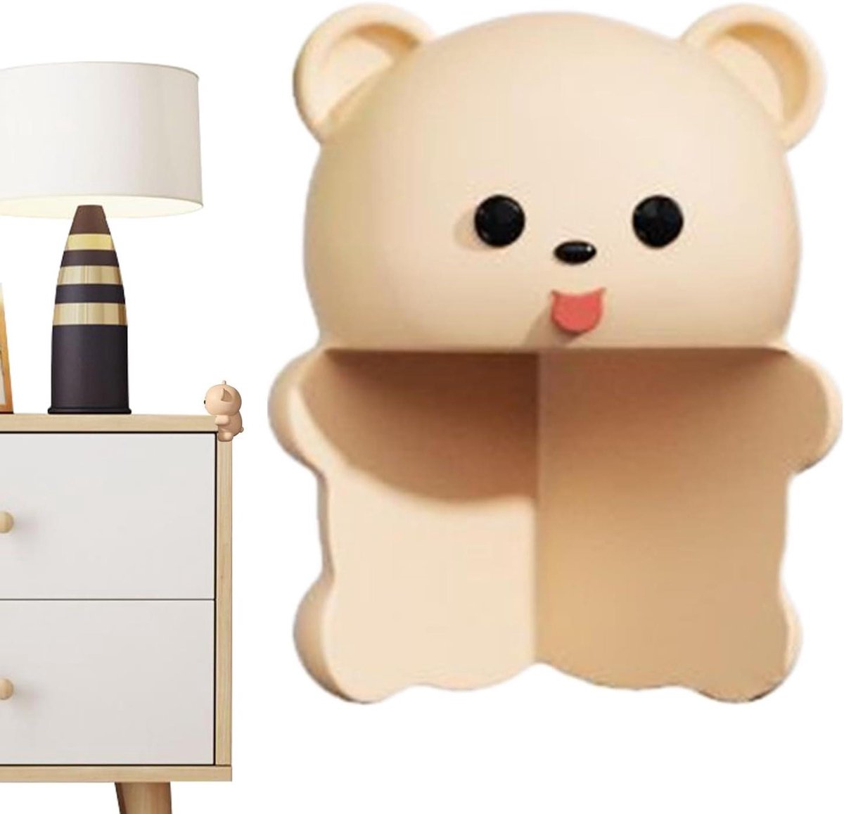 Hoekbeschermers Baby - Meubelrandbescherming - Veiligheid in huis - Schattig Dierenmotief - 4 stuks - Kleine beer