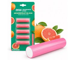 DEGG® – Geurstaafjes voor Stofzuiger – Grapefruit Elixir – Verfrist tijdens het Stofzuigen – 5 Stuks