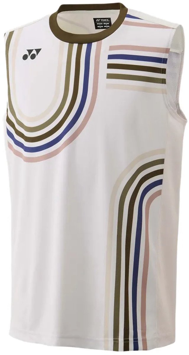 Yonex 10640ex Mouwloos T-shirt Beige M Man