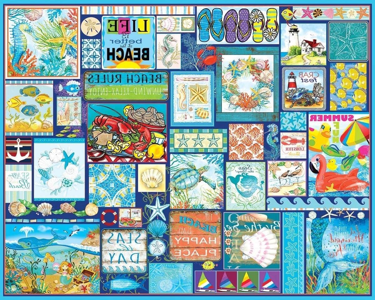 Legpuzzel - Collage Puzzel - Ontspanning - Grote Stukken - 1000 Stukjes - Meerkleurig