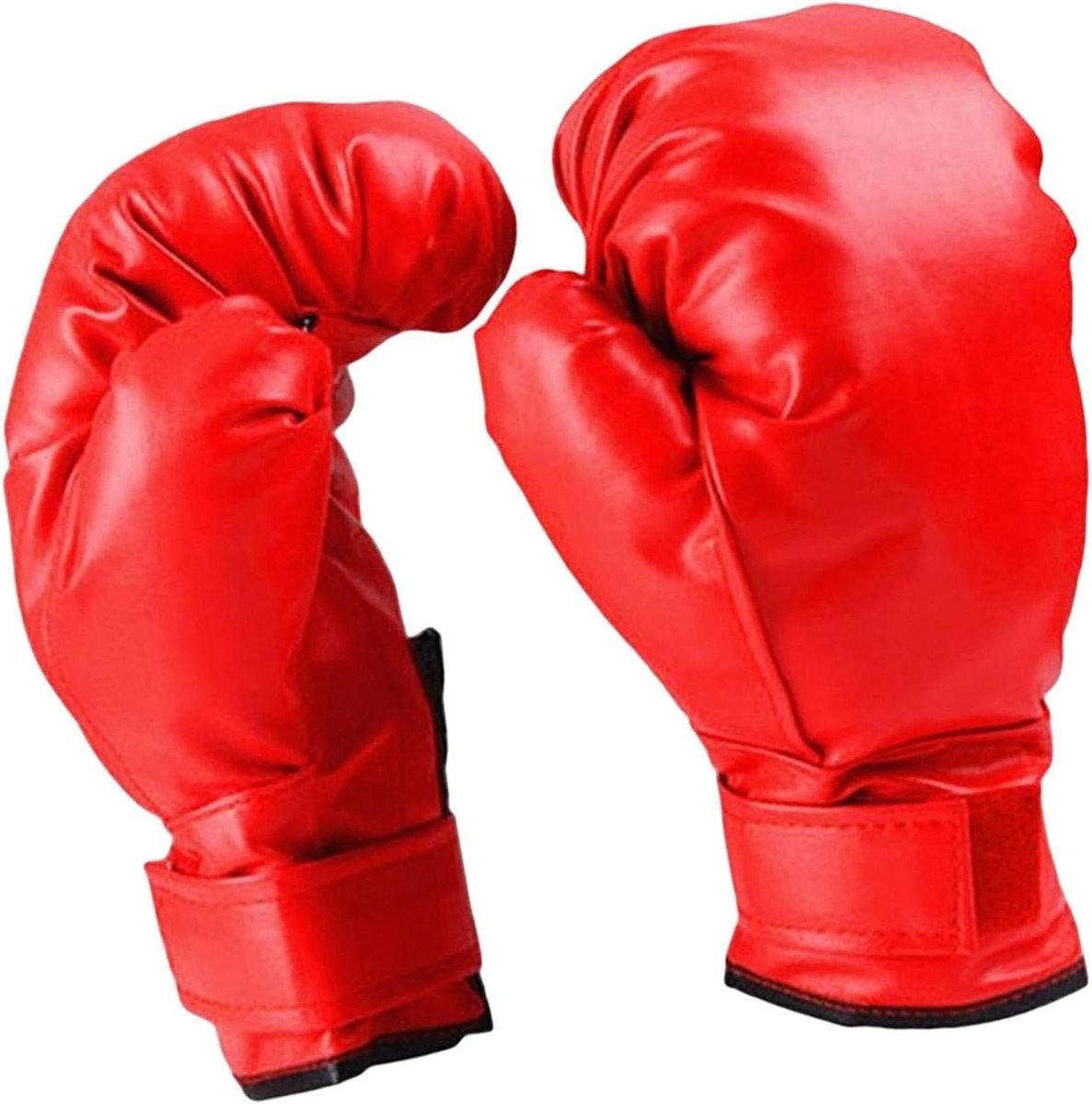 Bokshandschoenen - Kickbokshandschoenen MMA - Vechtsport Training - Ademend PU Materiaal - Volwassen M - Rood