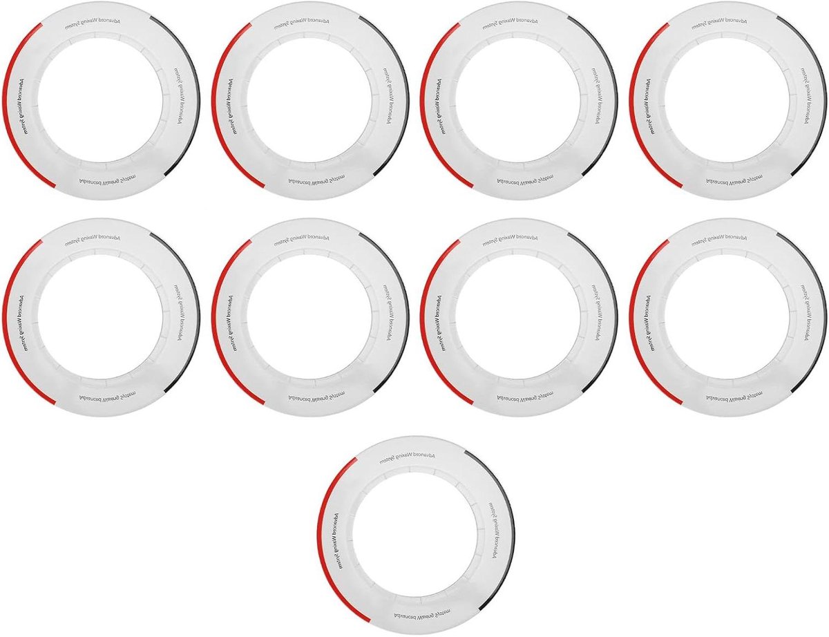 Wax Warmer Ringen - Wax Beschermers - Hygiënisch Waxen - Universeel Passend - 10 Stuks - Wit