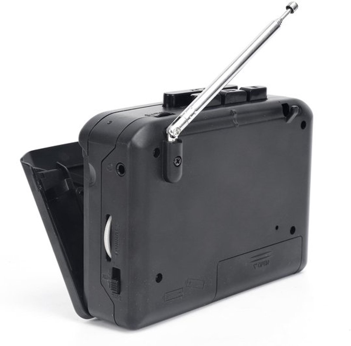 Cassettespeler Draagbaar - USB-cassettespeler - AM/FM-radio - Retro-stijl - Stereoluidsprekers - Hoofdtelefoonsysteem - Compact ontwerp - Bandrecorder