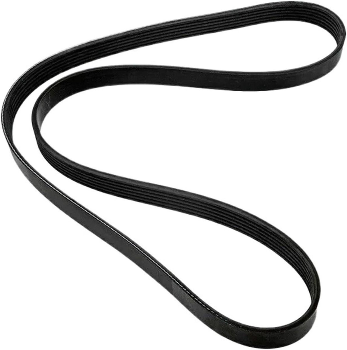 Distributieriem Marine - Serpentine Riem - Krachtoverbrenging - Directe Vervanging - One Size - Zwart