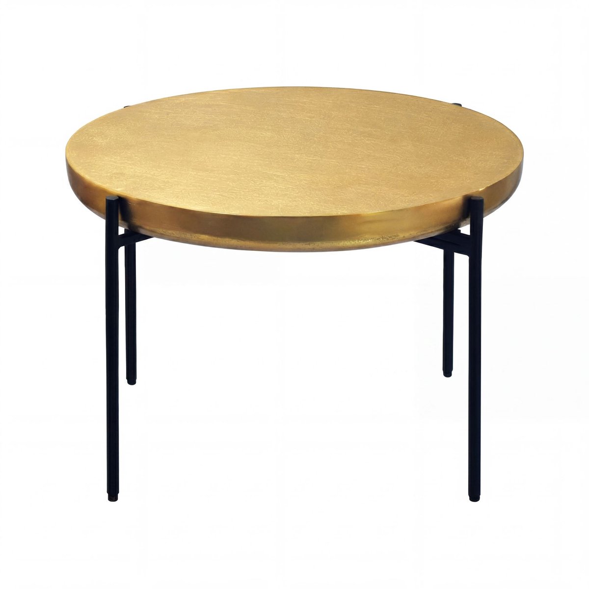 Salontafel aluminium goud 63 cm - WL7.654