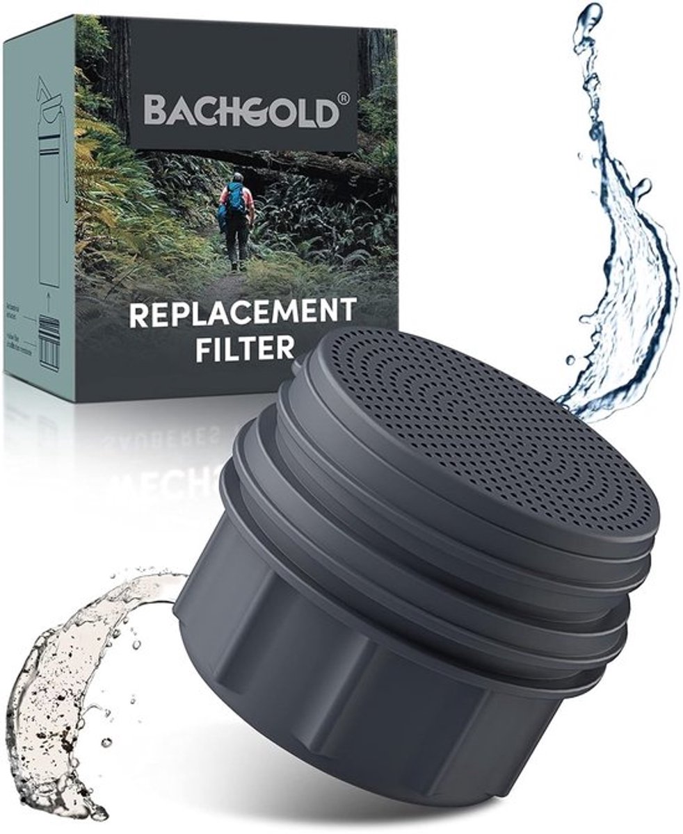 Waterfilter Outdoor - 1500L Capaciteit, Verwijdert 99,99% Bacteriën
