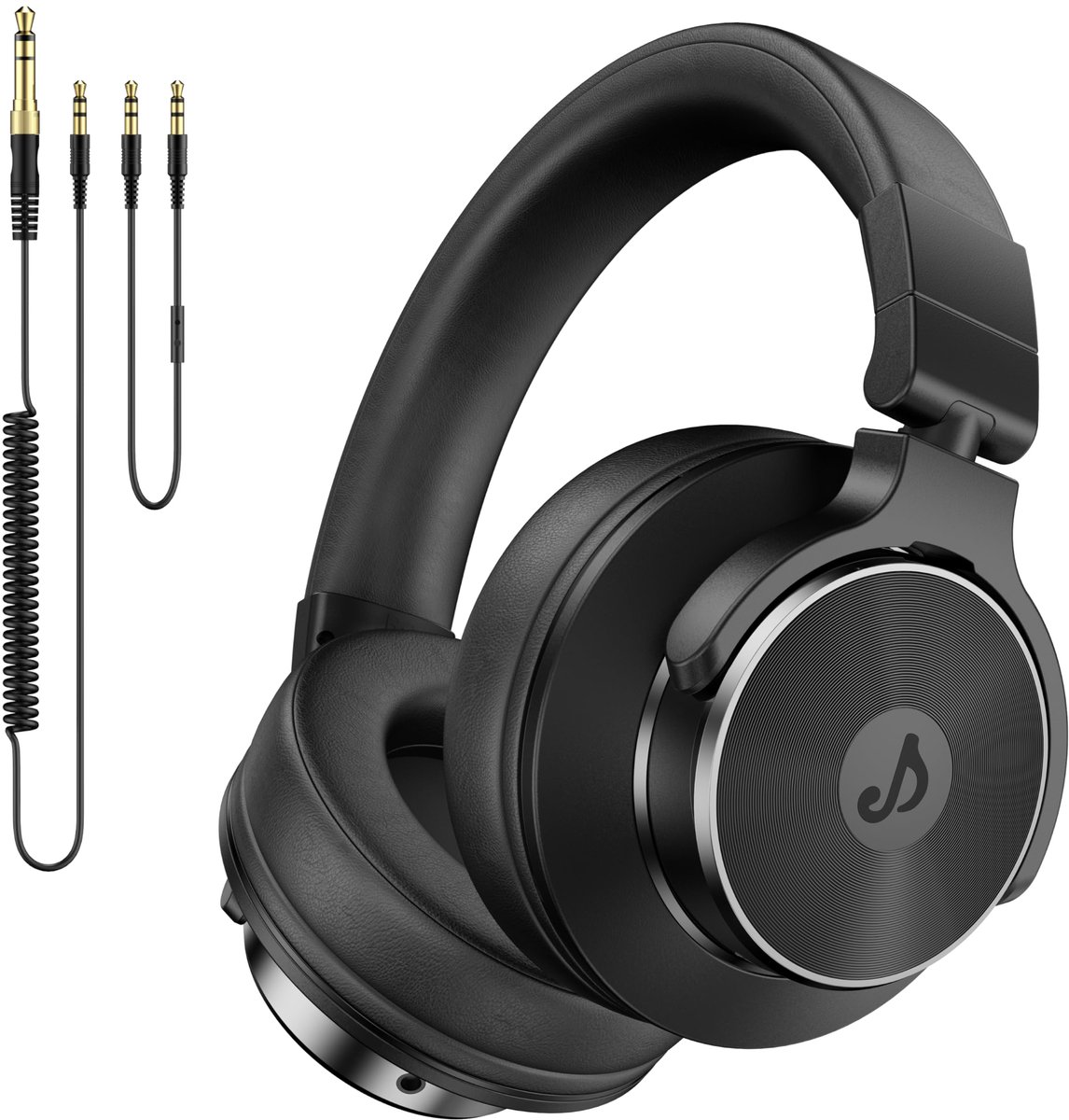 SnelShoppen - Professionele DJ-hoofdtelefoon met kabel, over-ear studio hoofdtelefoon met Share Port, gesloten ontwerp voor podcast, AMP opname, monit