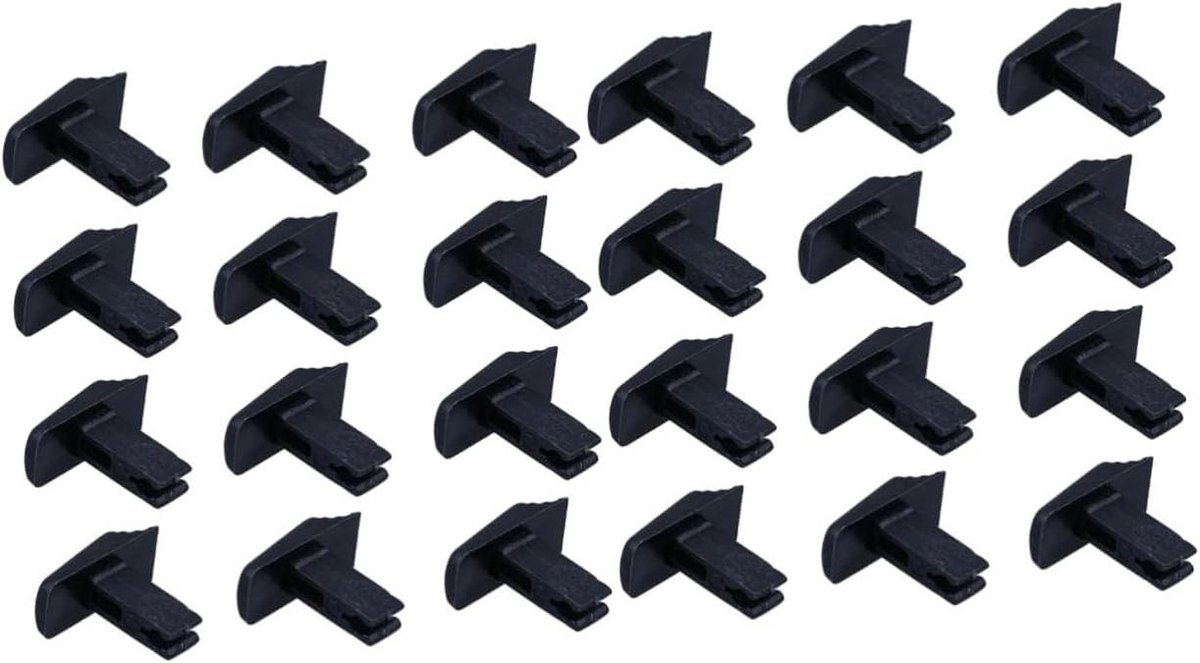 Ladder Onderdelen - Vervangende Knoppen - Ladder Onderhoud - Schokbestendig Materiaal - 2 Sets - Zwart