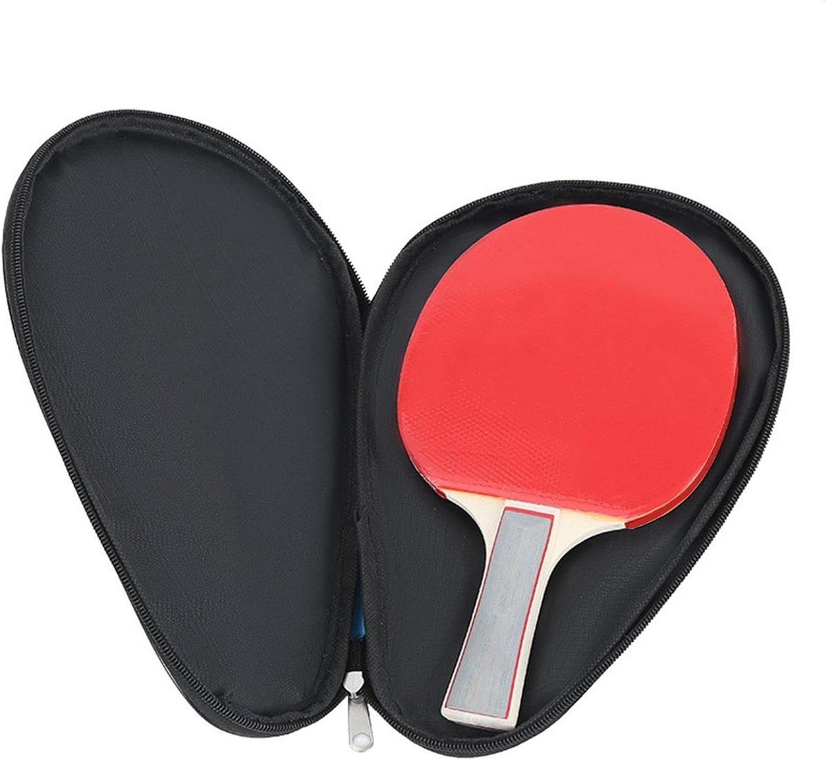 Tafeltennis Rackethoes - Opbergtas Rackets - Sportartikelen Beschermen - Waterdicht en Stofvrij - 30 x 19 cm - Zwart