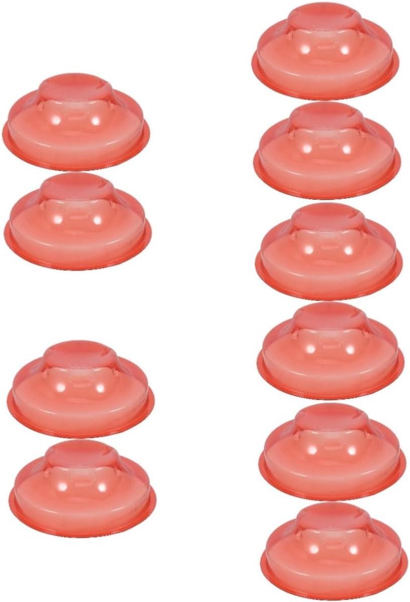 Smoke Detector Covers - Protector Kap - Bescherming Brandmelders - Stof en Vlekken Vrij - 11x11x3.8cm - Oranje