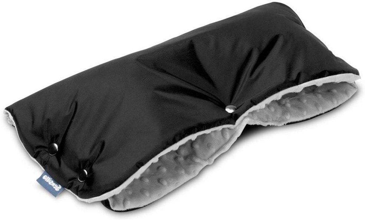 Muffen Kinderwagen - Kinderwagen Wanten - Baby Warm Houden - Zachte Minky Voering - Universeel - Grijs