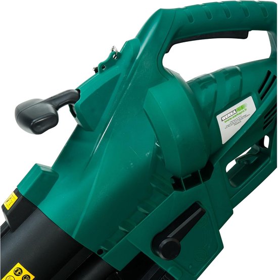 Bladblazer Stofzuiger Hakselaar - Tuin Mulcher Tuin Mulcher - Tuinonderhoud - 3-in-1 Functionaliteit - 35 liter opvangzak - Groen Zwart — afbeelding 2