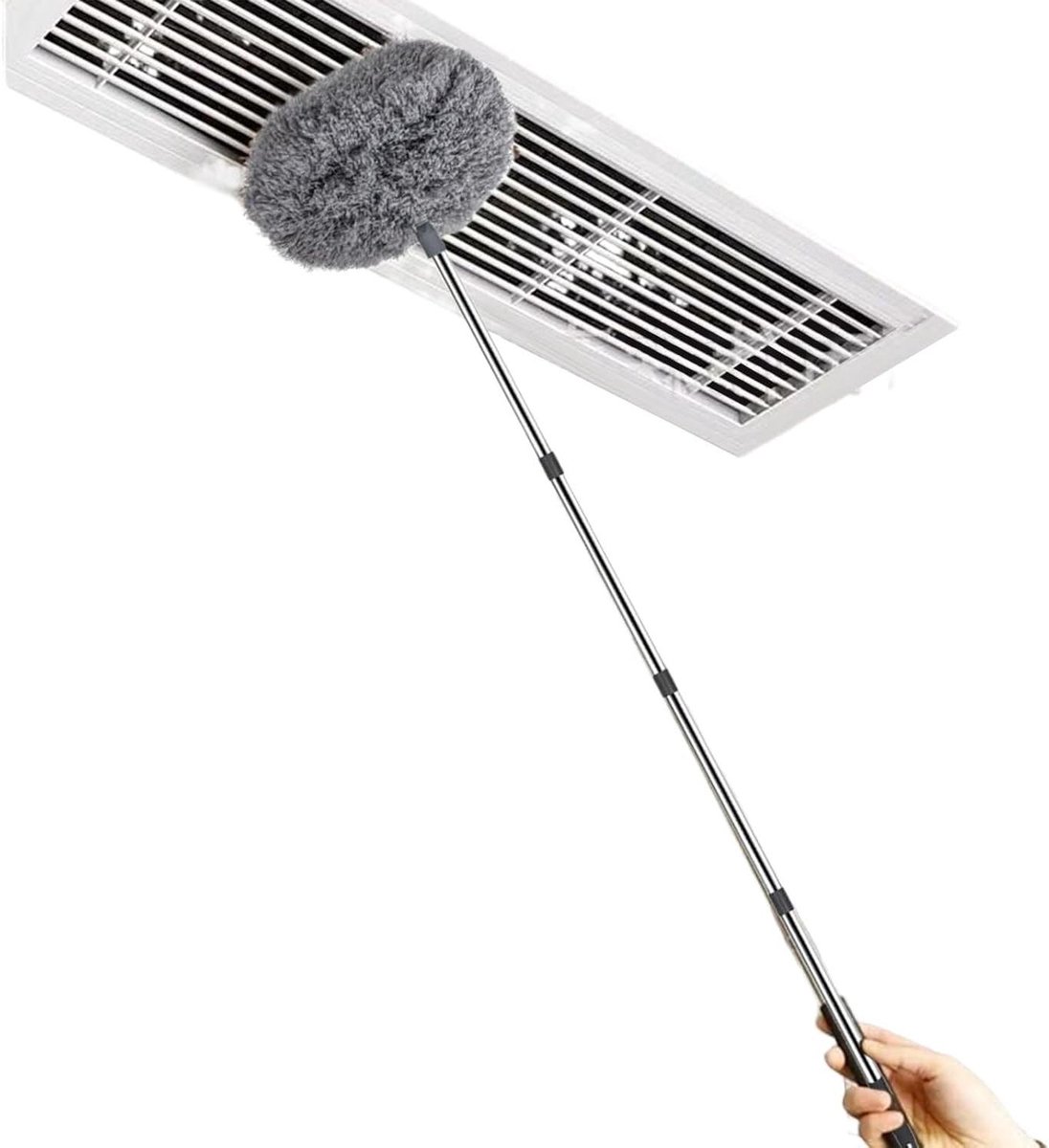 Plafond Stofdoek - Telescopische Reiniger - Hoge Oppervlakken Schoonmaken - Met Schraperfunctie - Verstelbaar - N.v.t.