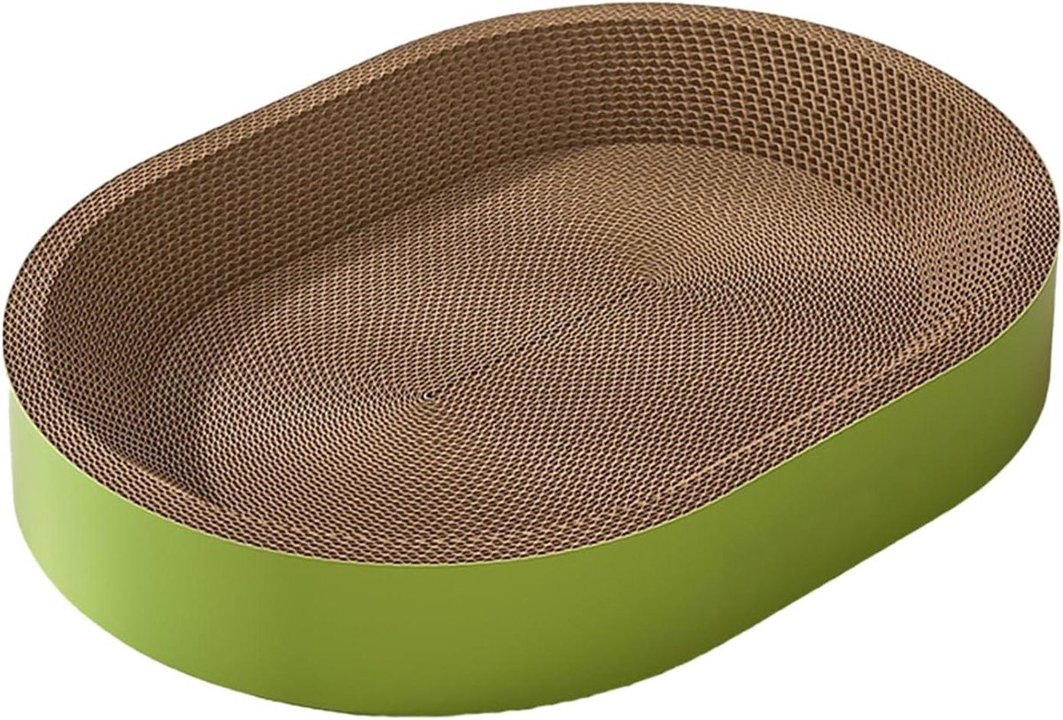 Kattenkrabplank - Krabplank Kat Klauwnest - Krabben en Spelen - Compact Ontwerp - 45 x 29 x 9 cm - Meerkleurig