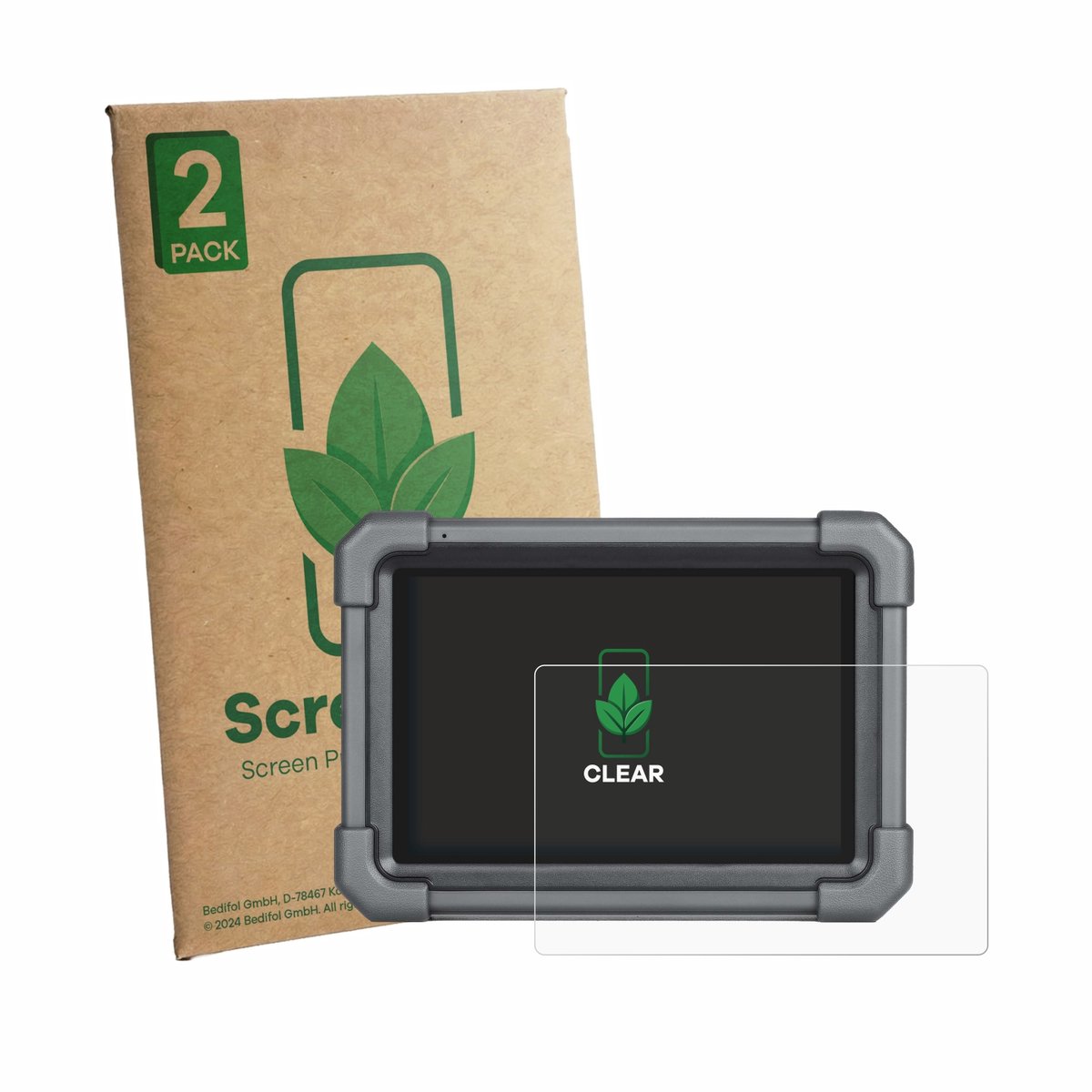 2 Stuks Screenprotector voor Launch X-431 Pro TT - Hoogwaardige Beschermfolie transparant