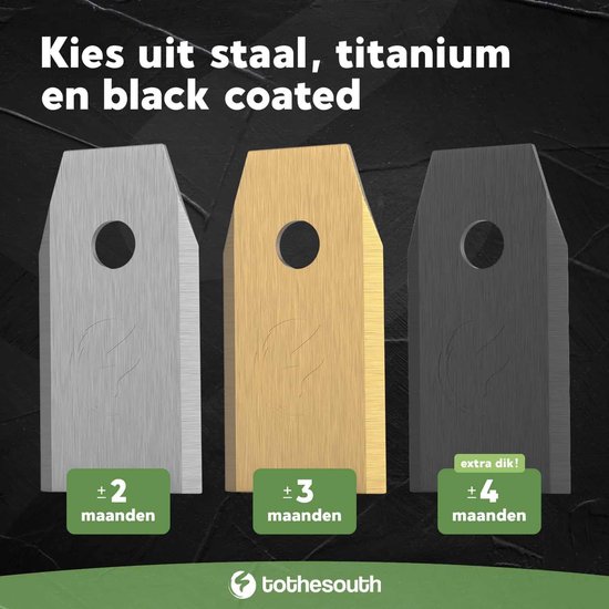 Robotmaaier Mesjes - Maaiermes Set - Gazon Onderhoud - Titanium Coating - 90 stuks - Titanium — afbeelding 4