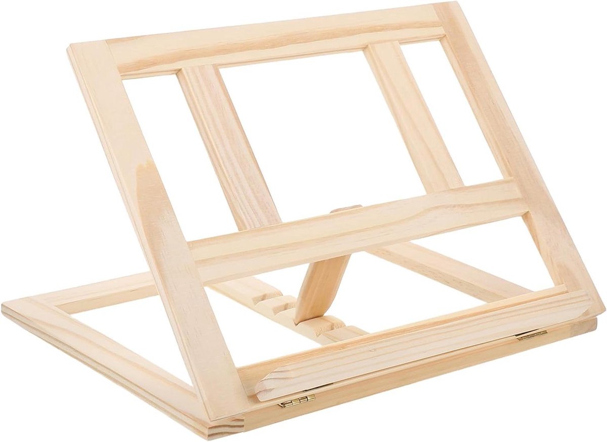 Puzzelstandaard met Deksel - Puzzeldoos Organizer - Puzzels Maken - Verstelbare Werkhoek - 3380X2630X2300CM - Beige