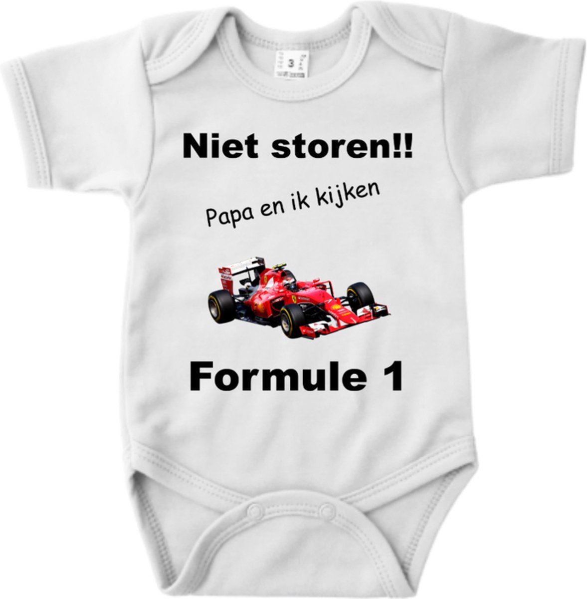 Romper Formule 1 full color - Wit - 62