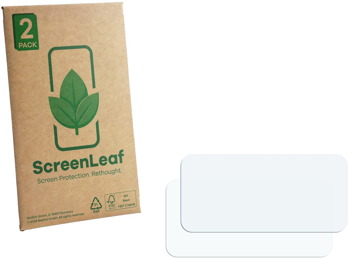 2 Stuks Screenprotector voor Carpuride W603F 6.3" - Hoogwaardige Beschermfolie transparant