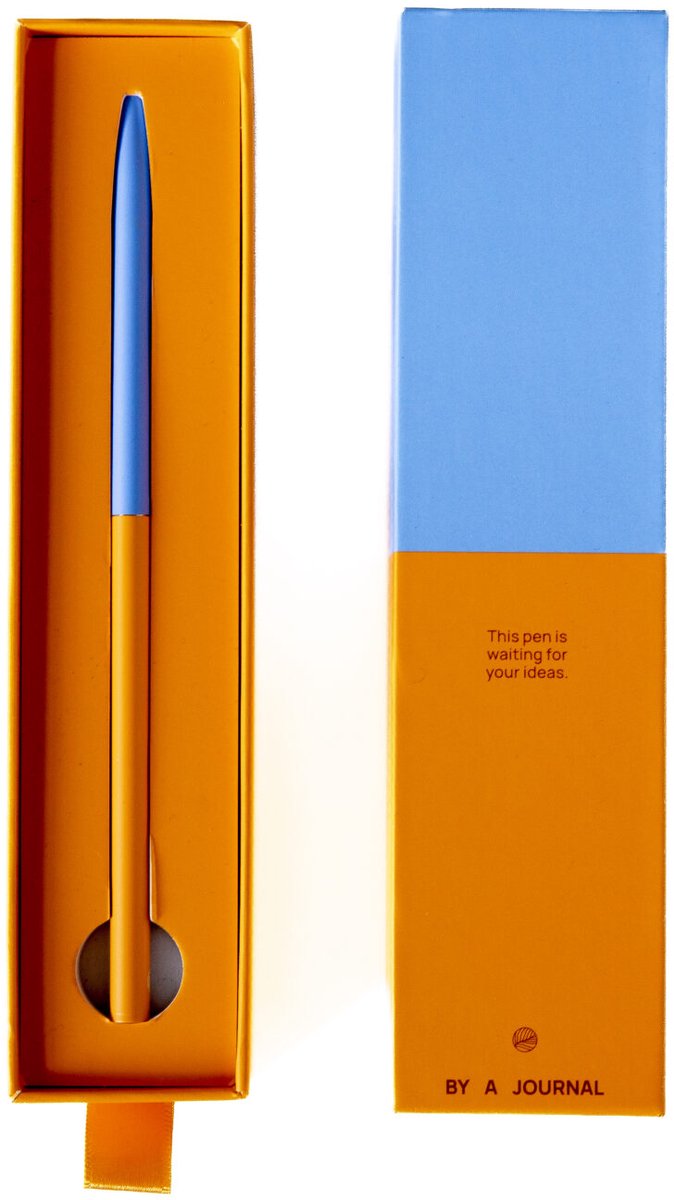 A-Journal Pen - Orange Blue
