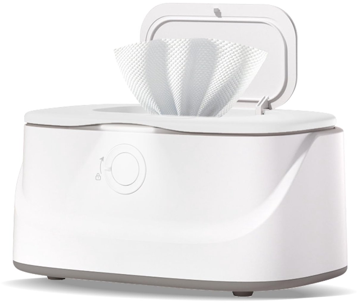 SnelShoppen - CEIEVER Baby Wipes Warmer USB-vochtige doekjeswarmer met 3 temperatuurmodi, grote capaciteit, draagbare doekjeswarmer voor thuis en reiz