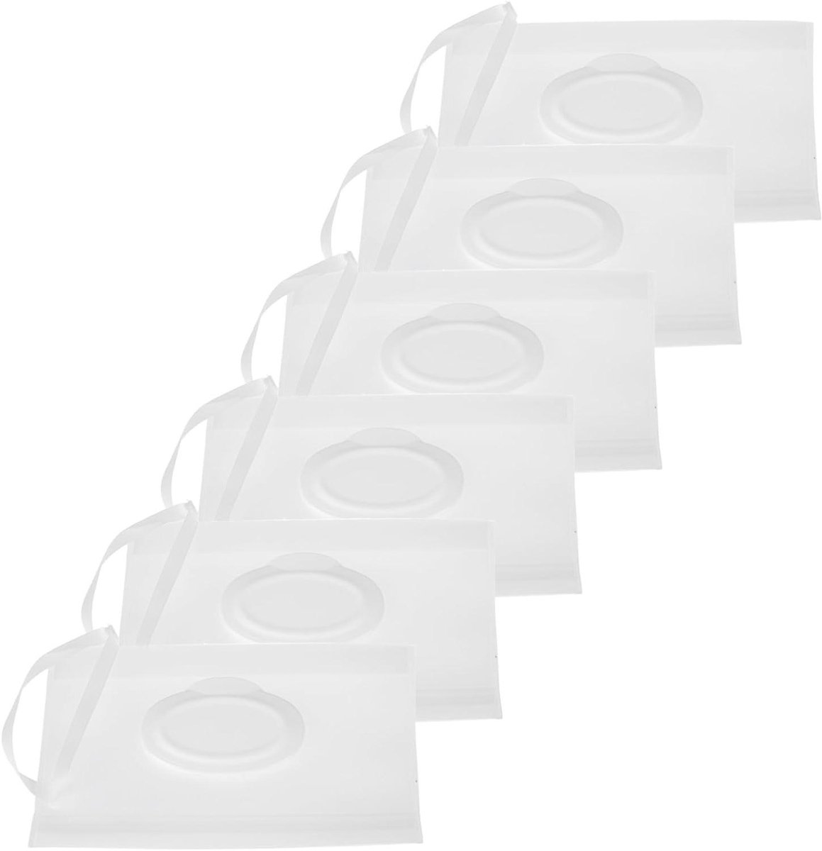 Navulbare Doekjes Hoesjes - Reis Doekjes Houder - Baby Verzorging - Vochtbestendig Ontwerp - 6 Stuks - Transparant
