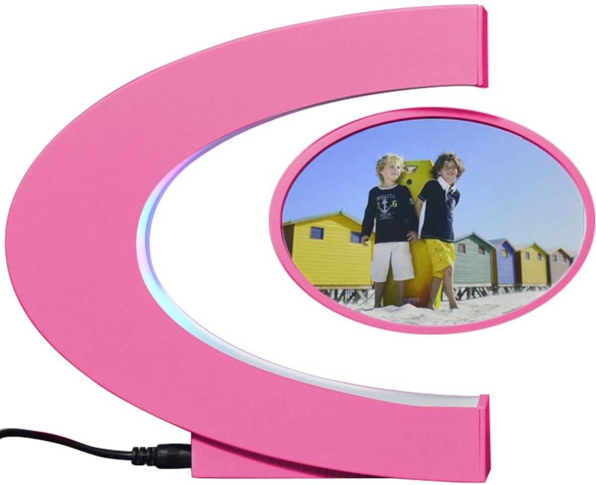 Dailygoods - Zwevende Fotolijst met LED Verlichting en Magnetische Levitatie