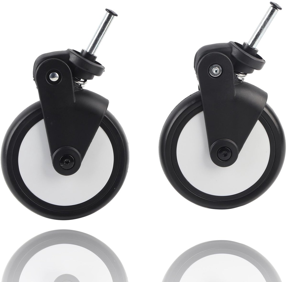 Dailygoods - Rubber Wielen voor Buggy's - Universele Vervangingsset
