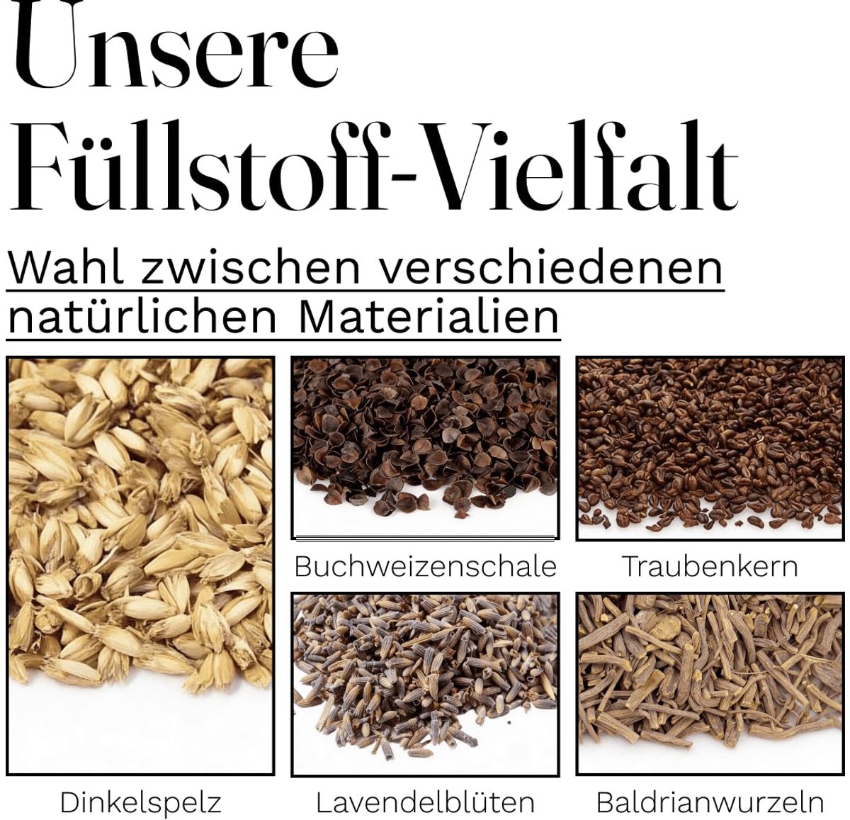 Dailygoods- Spelt navulling 1,6 kg - Kussenvulling - Biologische spelt - Ademend - Hygiënisch - Geschikt voor yogakussens