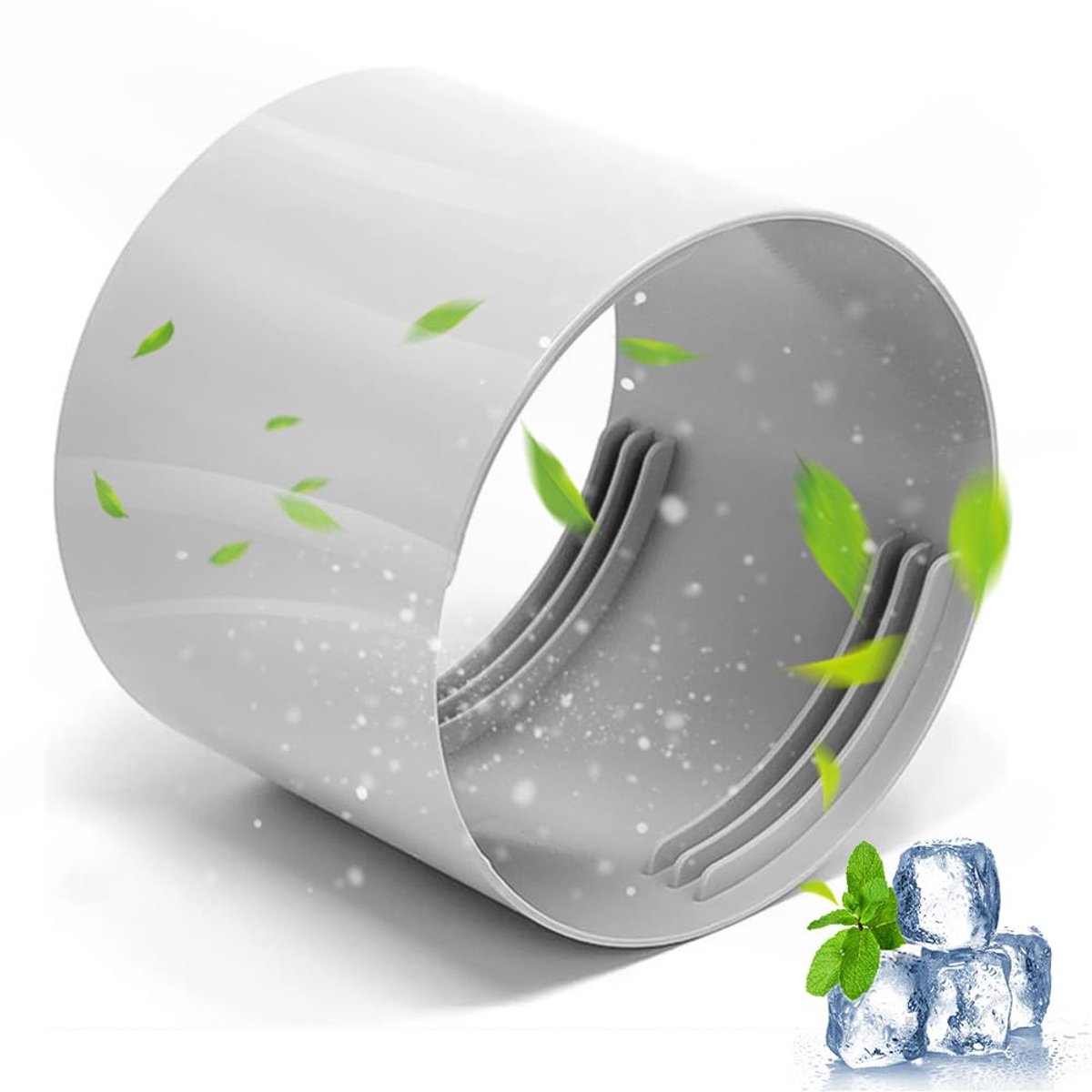 Dailygoods - Afvoerslang Adapter - Flexibele PVC Slangverbinder - 150mm - Air Conditioning - Voor luchtbehandeling - Geschikt voor diverse toepassinge...