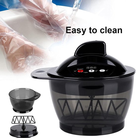 Hair Color Mixing Bowl Electric USB Rechargeable LCD Time Display Hair Salon Automatic Mixer Hair Cream Mixing Tools — afbeelding 3