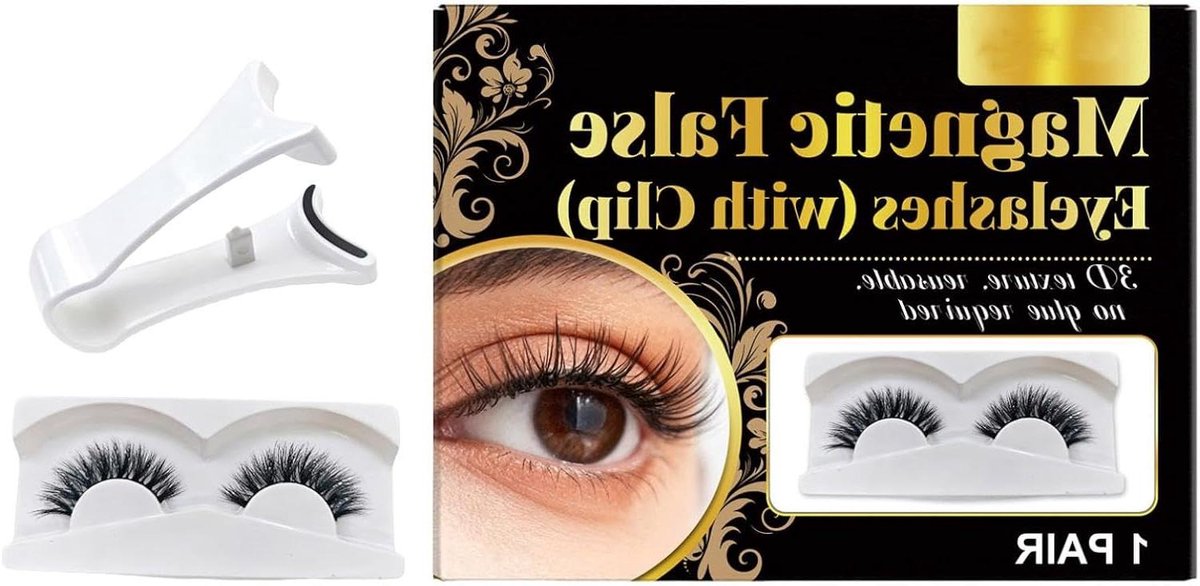 Magnetische Wimpers - Draagbare Wimpers - Snelle Make-up - Geen Lijm Nodig - 1 Paar - Niet Gespecificeerd
