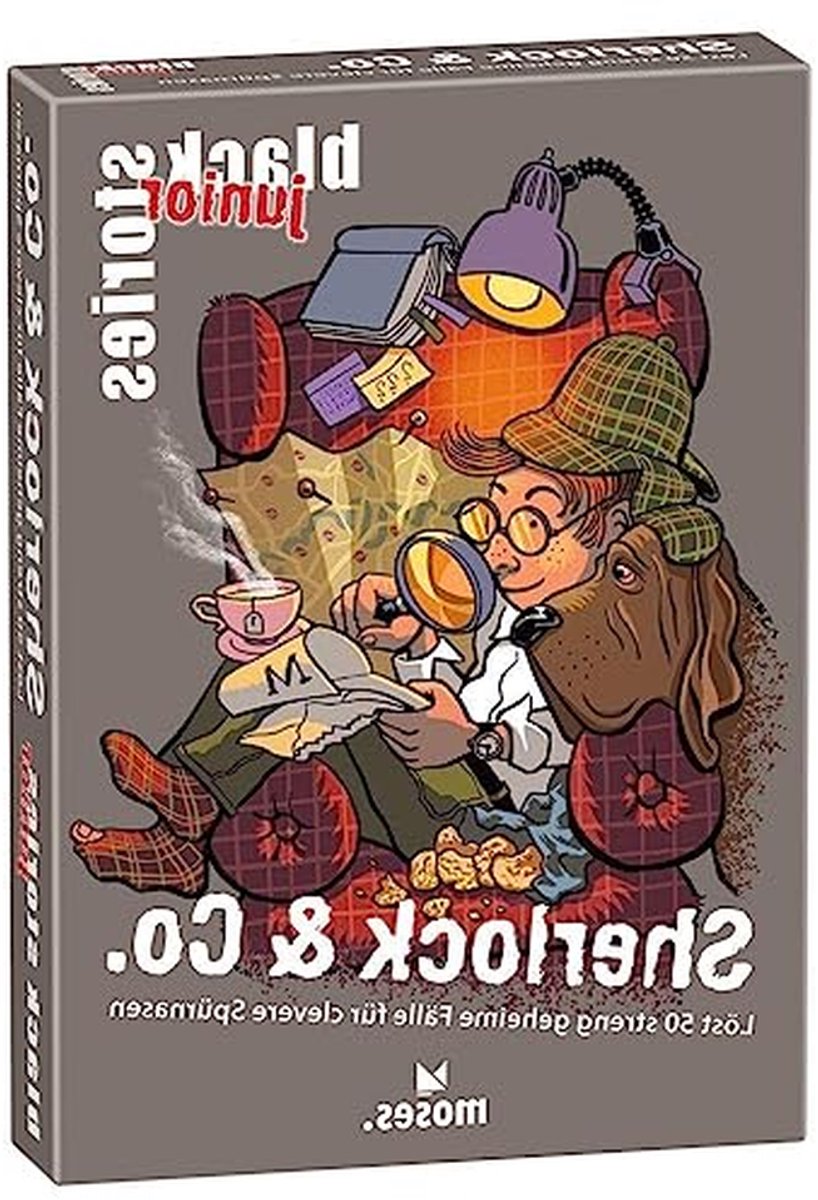 Sherlock Junior Puzzel - Raadselspel Kinderen - Gezinsspel - 50 Geheime Zaken - 94 x 133 cm - Wit