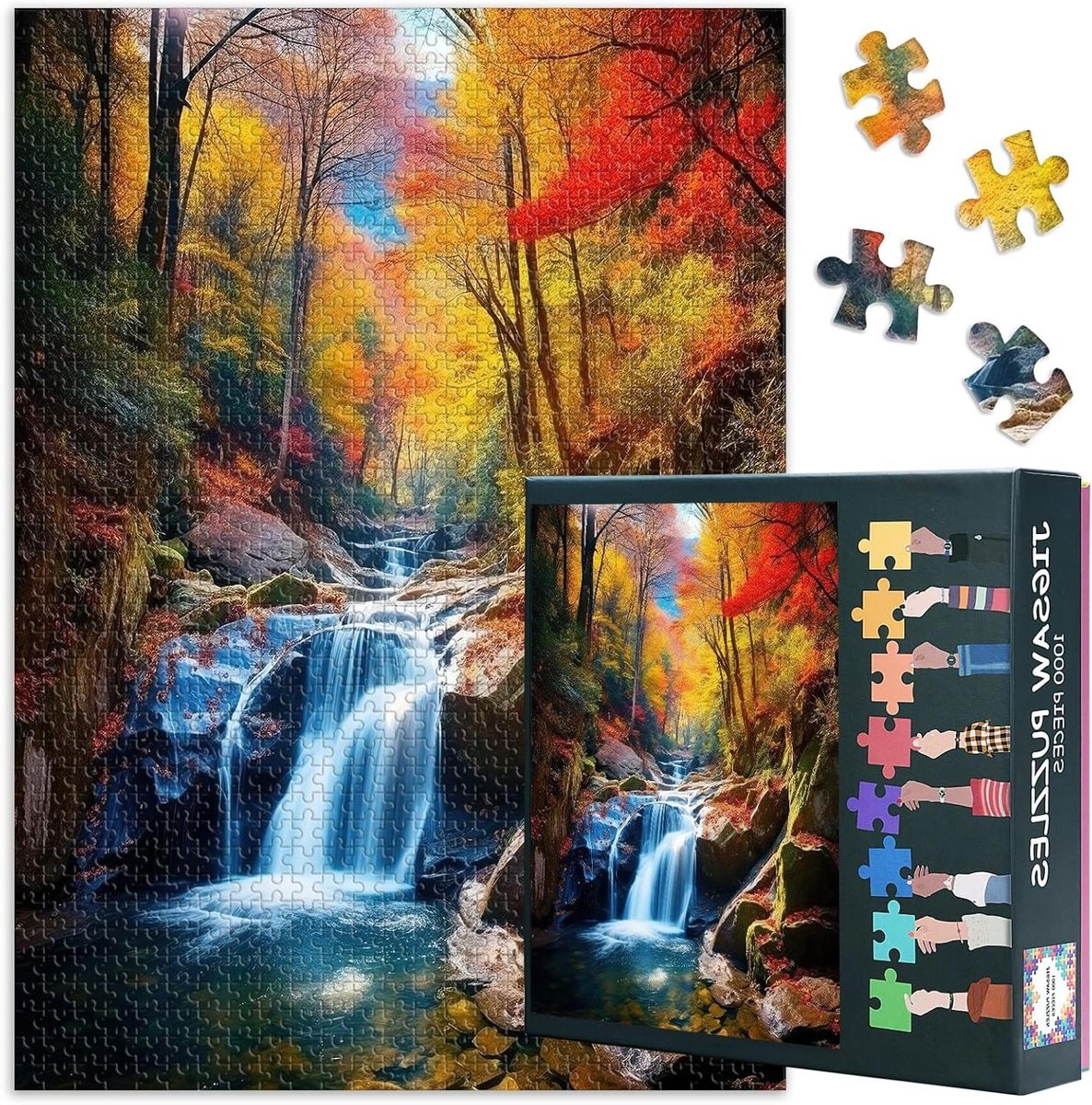 Legpuzzel Volwassenen - Puzzel Spel - Ontspanning Thuis - Natuurlandschap Motief - 70 x 50 cm - Kleurrijk