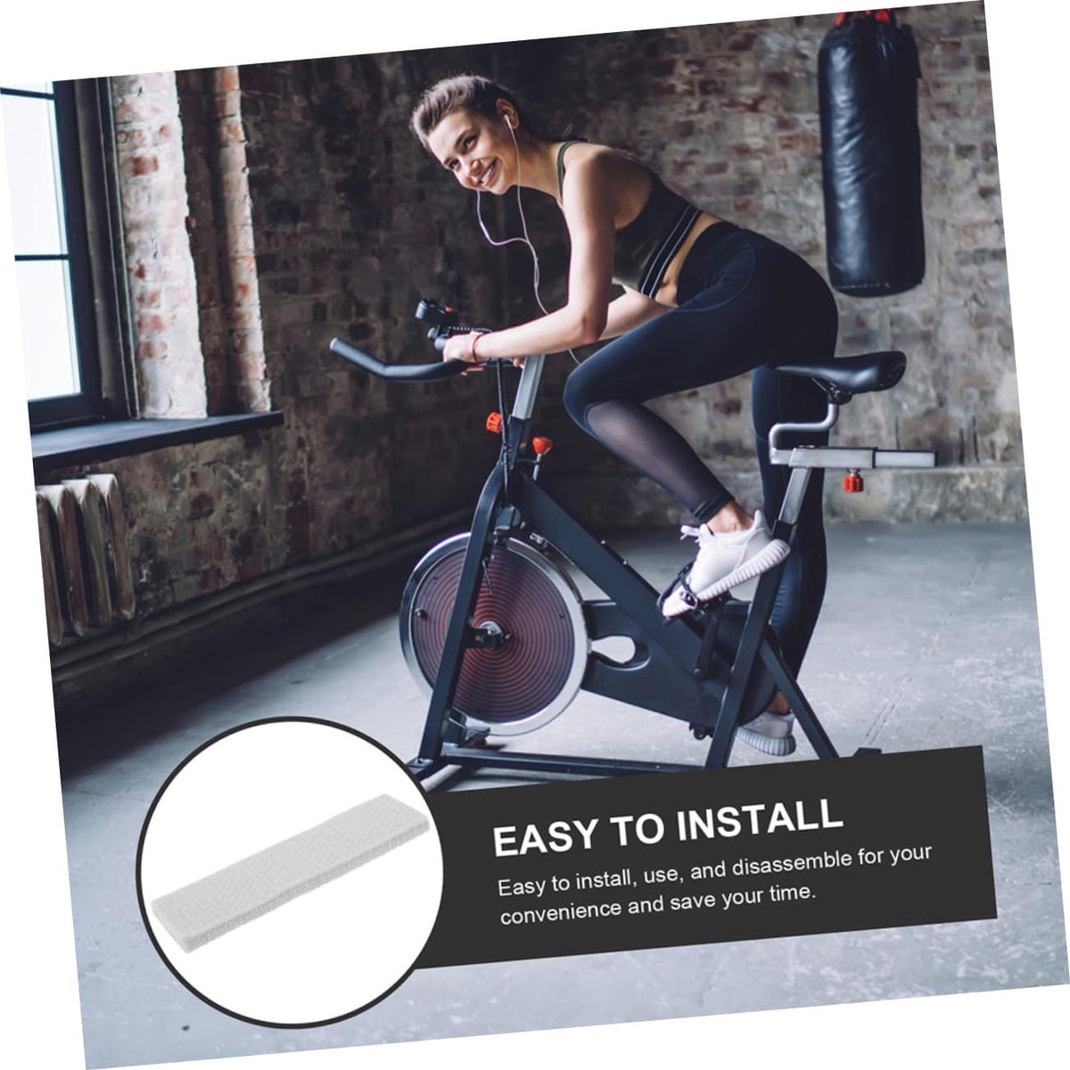 Fietsremblokken - Remblokken Hometrainer - Indoor Cycling - Geluidsarm Ontwerp - 12x3x1 cm - Grijs