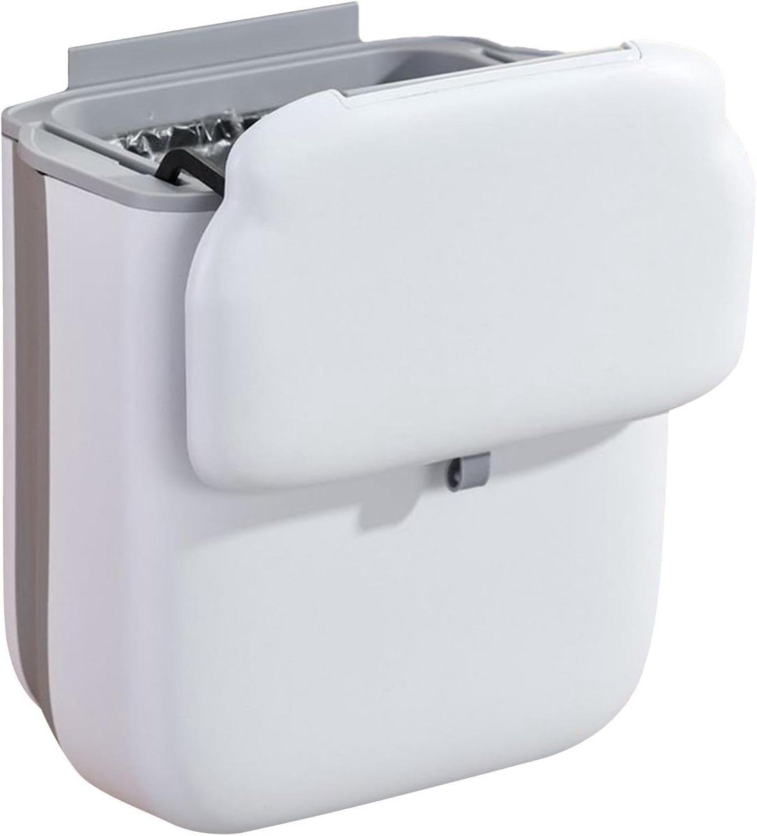 Compostbak - Afvalbak Onder Kast - Keuken Afval Scheiden - Opvouwbaar Ontwerp - 264 Gallon - Wit