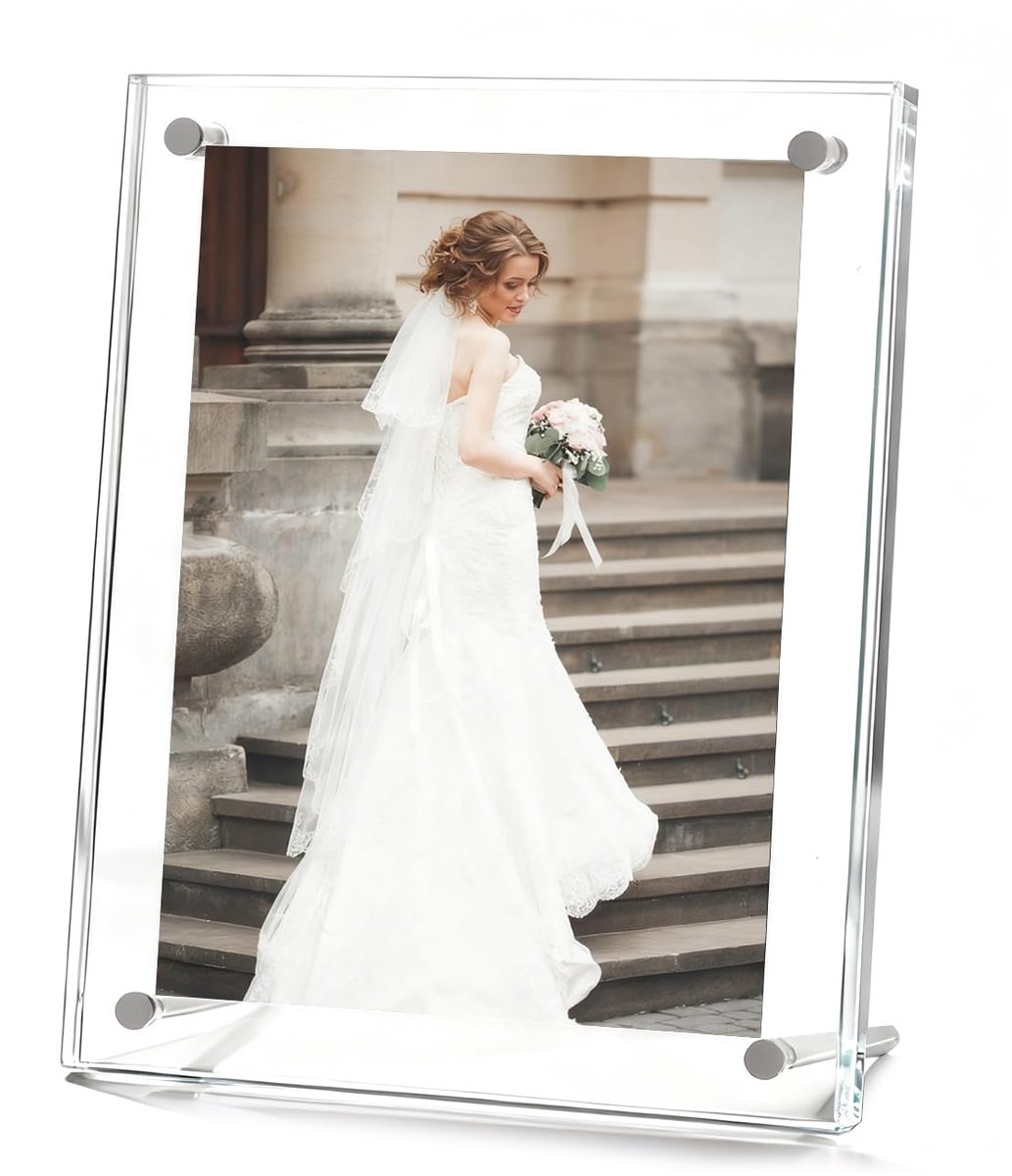 Dailygoods - Frameloze Acryl Fotolijst 13 x 18 cm voor Baby- en Familiefoto's