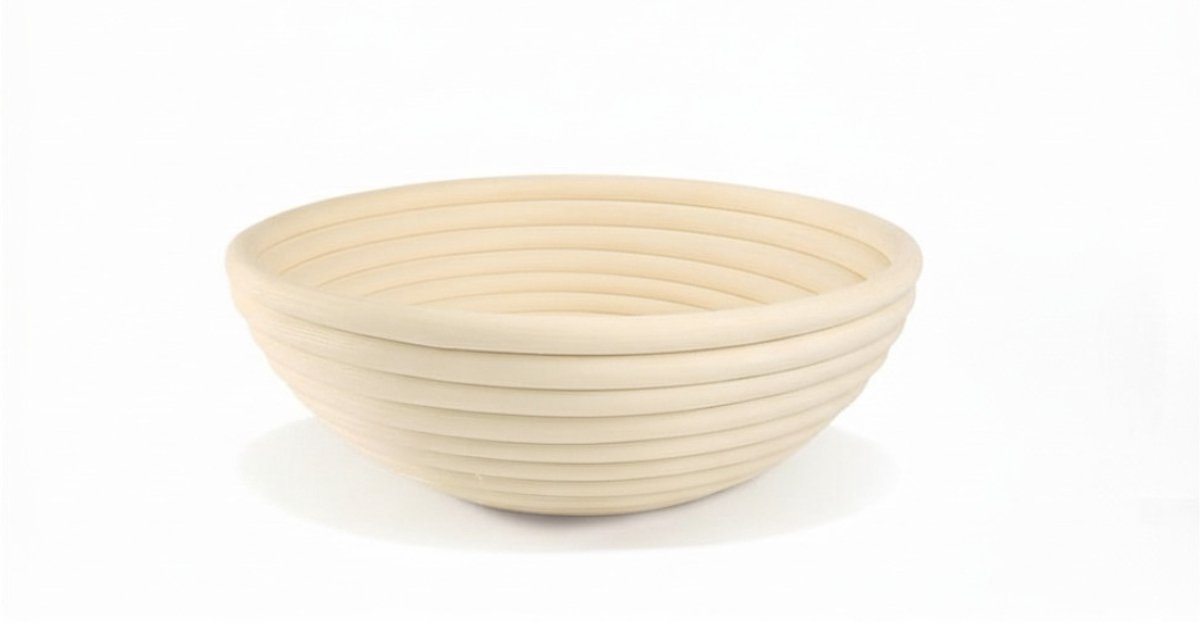 Ploutos® Rijsmandje Broodbakken - Rijsmand - Broodmandenset - Naturaal - 23cm x 23cm x 8cm
