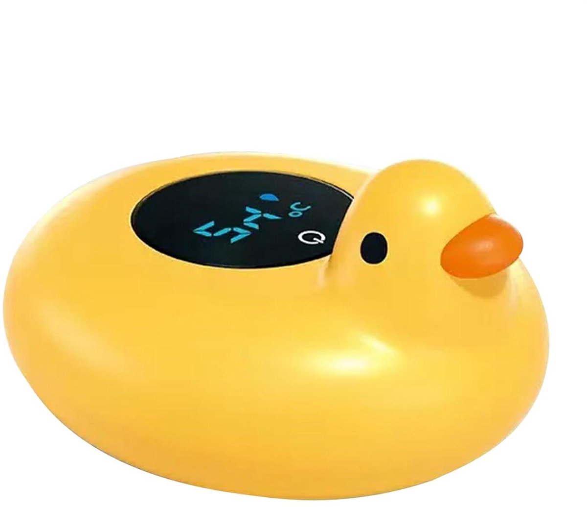 Badthermometer - Watertemperatuurmeter Baby - Veilig Baden - Drijvend en Waterdicht - 12 cm - Geel
