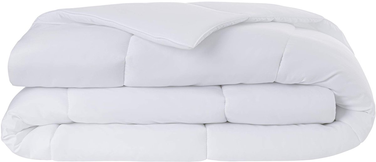 SnelShoppen - Todocama Dekbed Mijtdichte Vezels, Herfst/Winter, 300 g/m², Wit, Alle Maten Beschikbaar (105/120-180 x 220 cm) voor Comfortabele Nachten