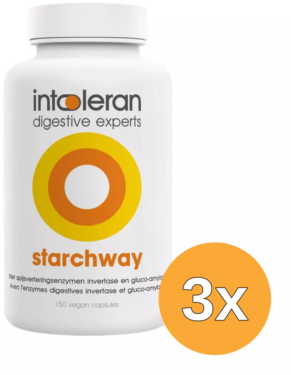 3x Intoleran Starchway (150 capsules)
