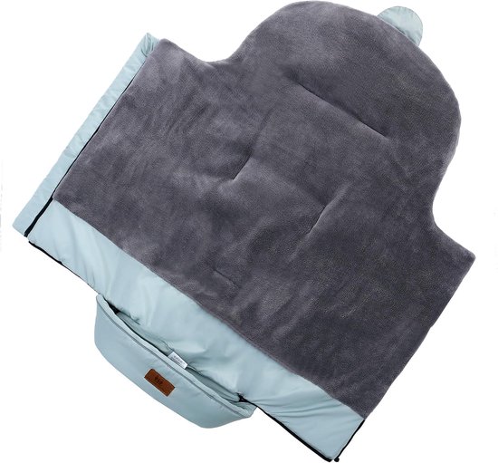 Voetenzak Kinderwagen - Baby voetenzak - Warmhouden Baby - Waterdicht 5-laags Materiaal - 102 x 54 cm - Lichtgroen — afbeelding 3