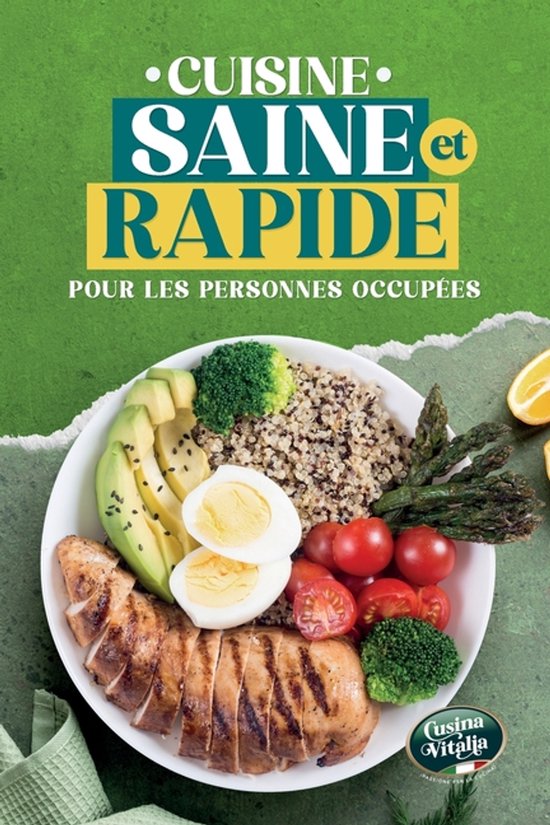 Cuisine Saine et Rapide pour les Personnes Occupées - cover